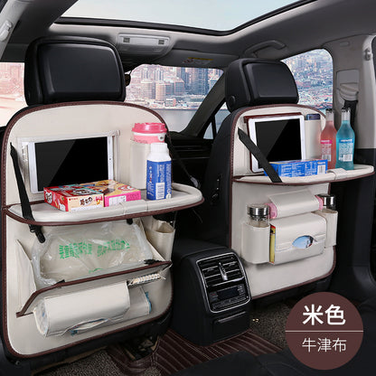 Car foldable garbage bag, touch screen transparent pocket