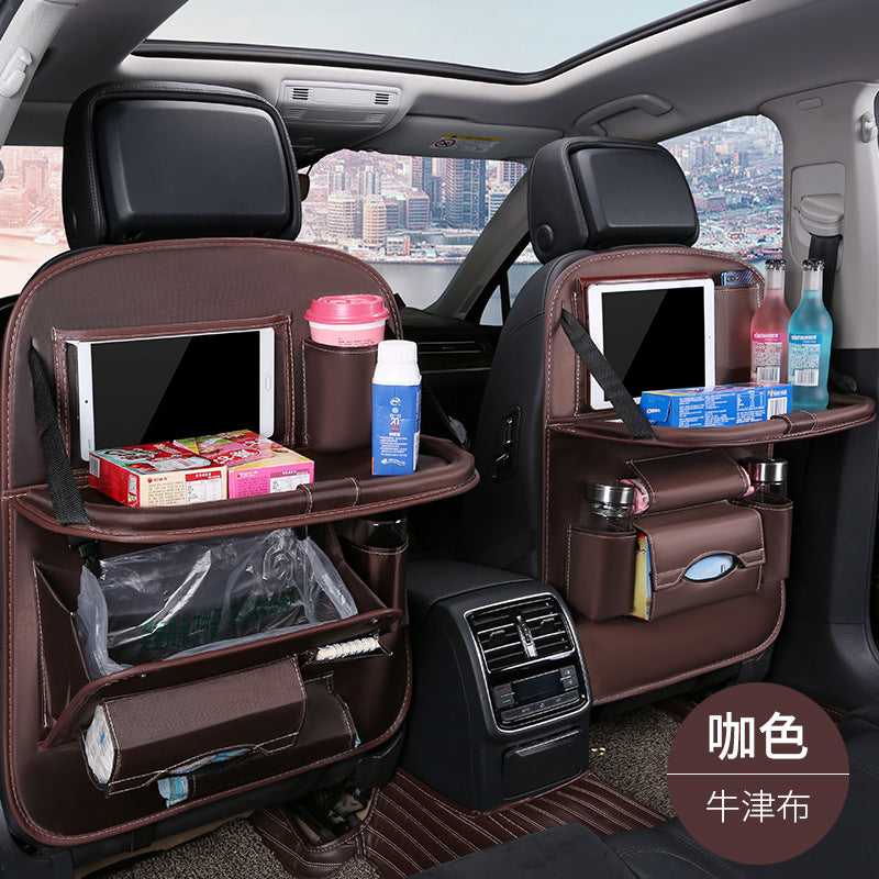 Car foldable garbage bag, touch screen transparent pocket