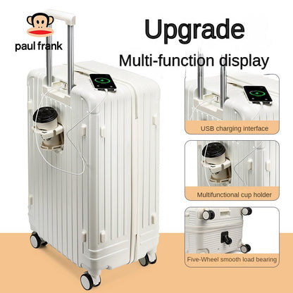2024/Extra large luggage, large capacity multifunctional trolley box (aluminum frame box)