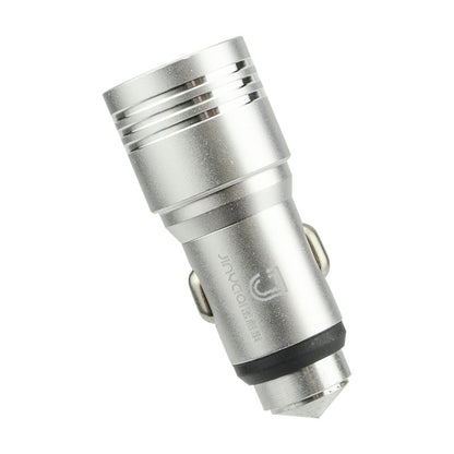 Manufacturers wholesale new 1A/2.4A car charger Glass breaker car charger dual USB one drive two car charger in stock
