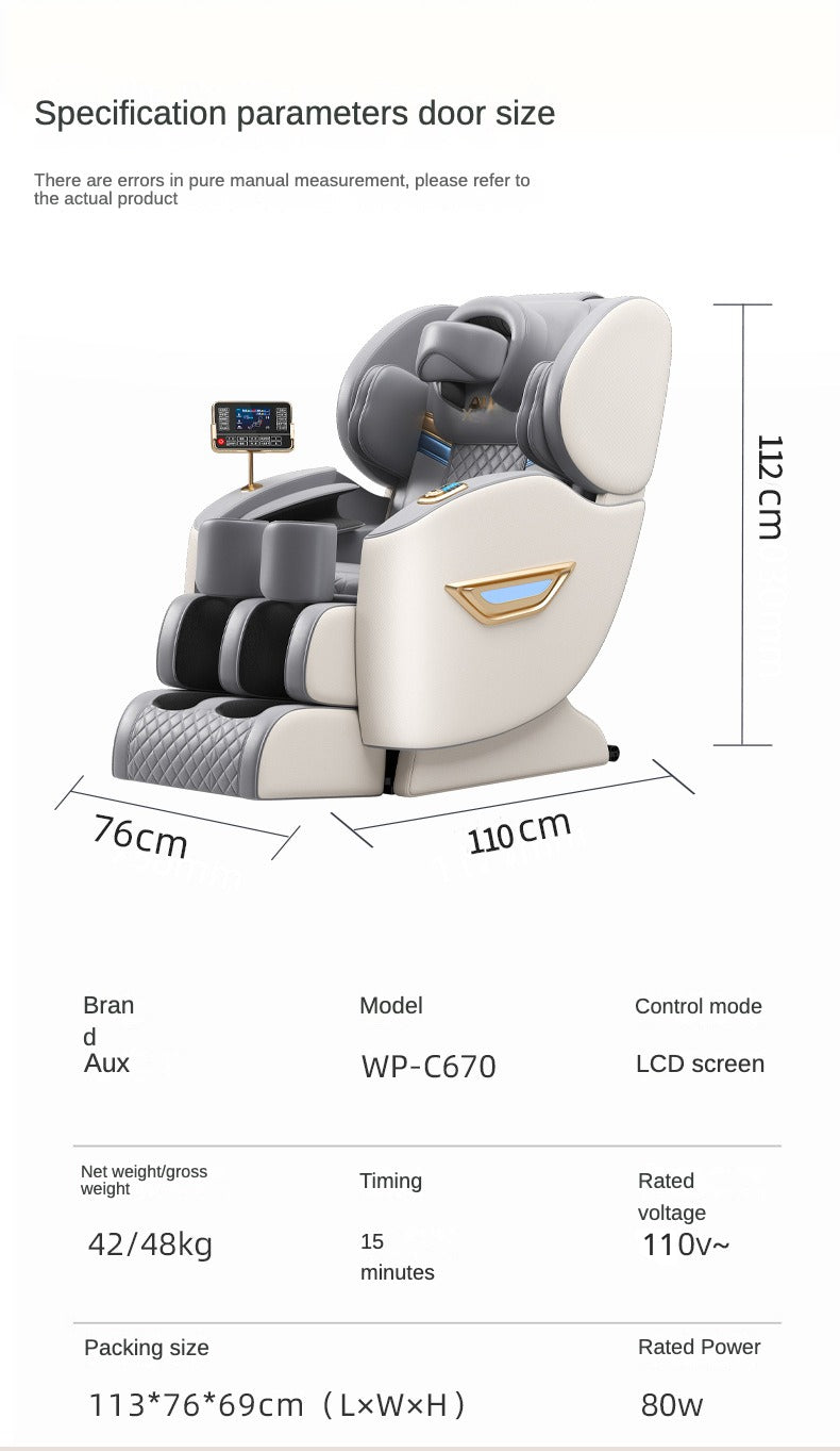 Luxury small Massage chair household full body automatic intelligent zero gravity voice space capsule massage sofa