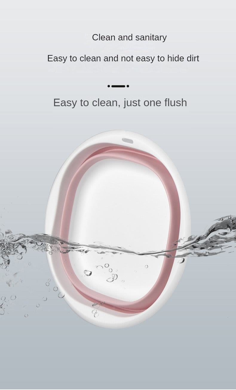 Portable foldable washbasin