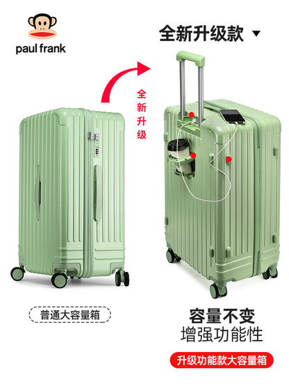 2024/Extra large luggage, large capacity multifunctional trolley box (aluminum frame box)