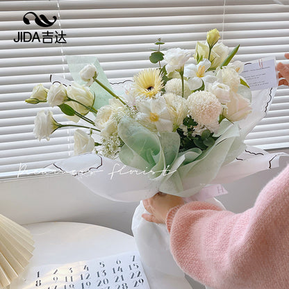 AQ-Paper for Wrapping Flowers,Waterproof Jelly Film Flower Wrapping Paper.Flower Shop Materials,Fresh Flower Wrapping Paper
