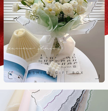 AQ-Paper for Wrapping Flowers,Waterproof Jelly Film Flower Wrapping Paper.Flower Shop Materials,Fresh Flower Wrapping Paper
