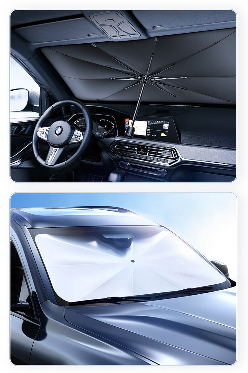 Car sunshade front windshield sunscreen heat insulation folding Sun car visor umbrella