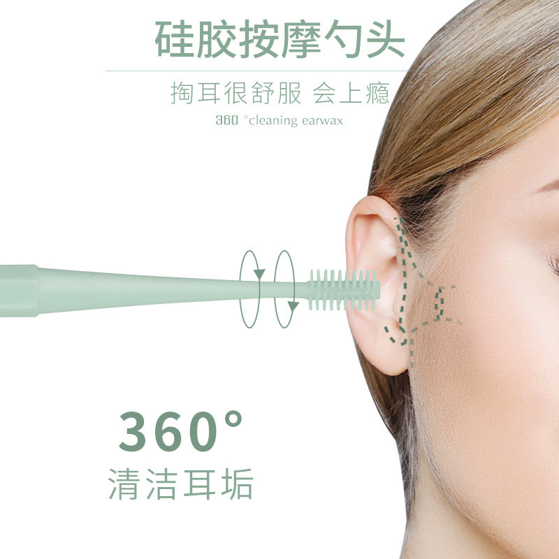 Ear Picker Spoon Double Head Massage Ear Scoop Tool set