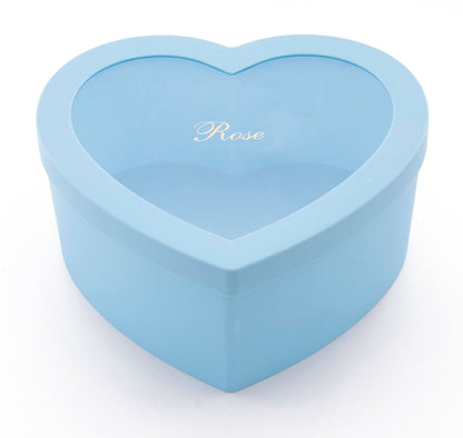 2pcs Heart Shaped Flower Box Floral Gift Boxes with Transparent Window Lids Luxury Style Flower Arrangements Valentines Day Jewe