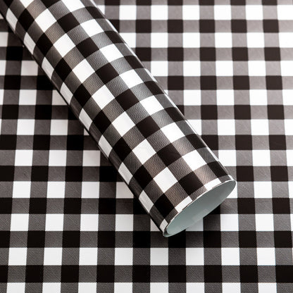 Fresh Flower Bouquet Wrapping Paper,Waterproof Elegance Paper,Checkered Summer Plaid Floral Packaging Material,Flower Shop Bouquet Gift Paper
