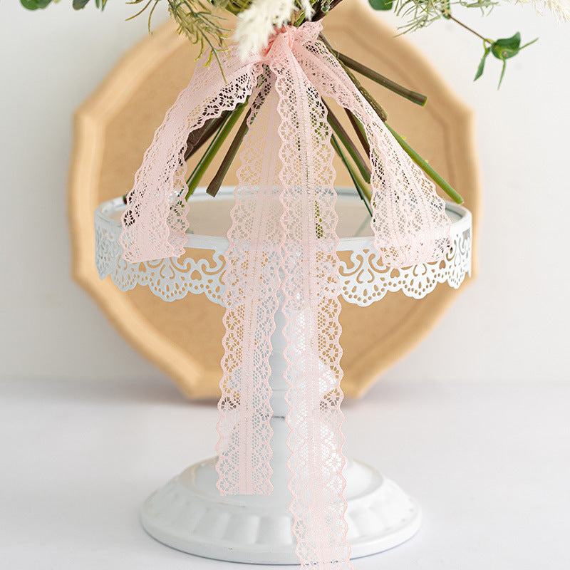 SR-3cm lace ribbon, garment and wedding dress accessories, fresh flower bouquets, gift bow ribbons, baking packaging.