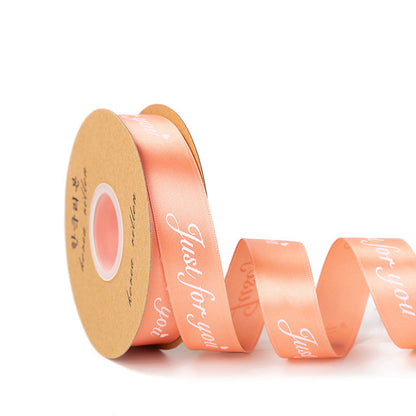 SS-2.5cmGift and Flower Packaging Ribbons, Cake Packaging Ribbons, Ribbon and Satin Bouquet Ribbons, Wholesale.
