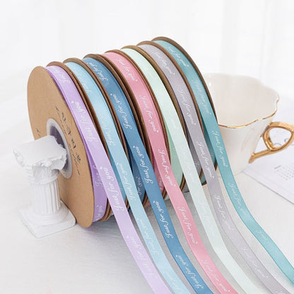 SD-1cm printed ribbon only for you Packaging ribbon English printed ribbon gift baking packaging ribbon flower shop use
