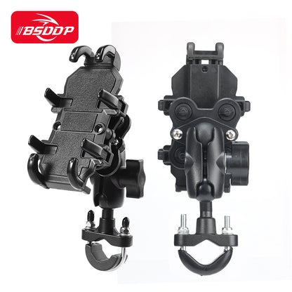 Motorcycle shockproof mobile phone brackets, electric bike ride takeaway navigation brackets, eight claw
