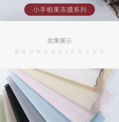 AQ-Paper for Wrapping Flowers,Waterproof Jelly Film Flower Wrapping Paper.Flower Shop Materials,Fresh Flower Wrapping Paper