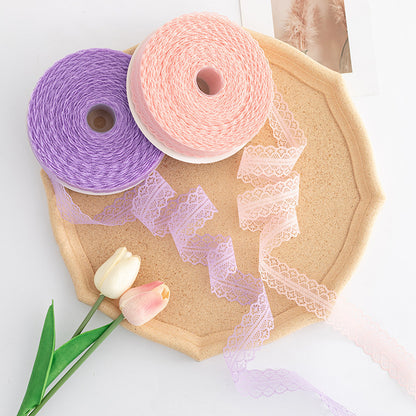 SR-3cm lace ribbon, garment and wedding dress accessories, fresh flower bouquets, gift bow ribbons, baking packaging.