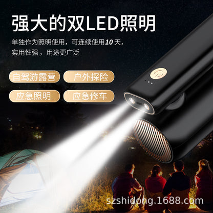 Portable wireless car vacuum cleaner Portable car home LED lighting Folding car vacuum cleaner