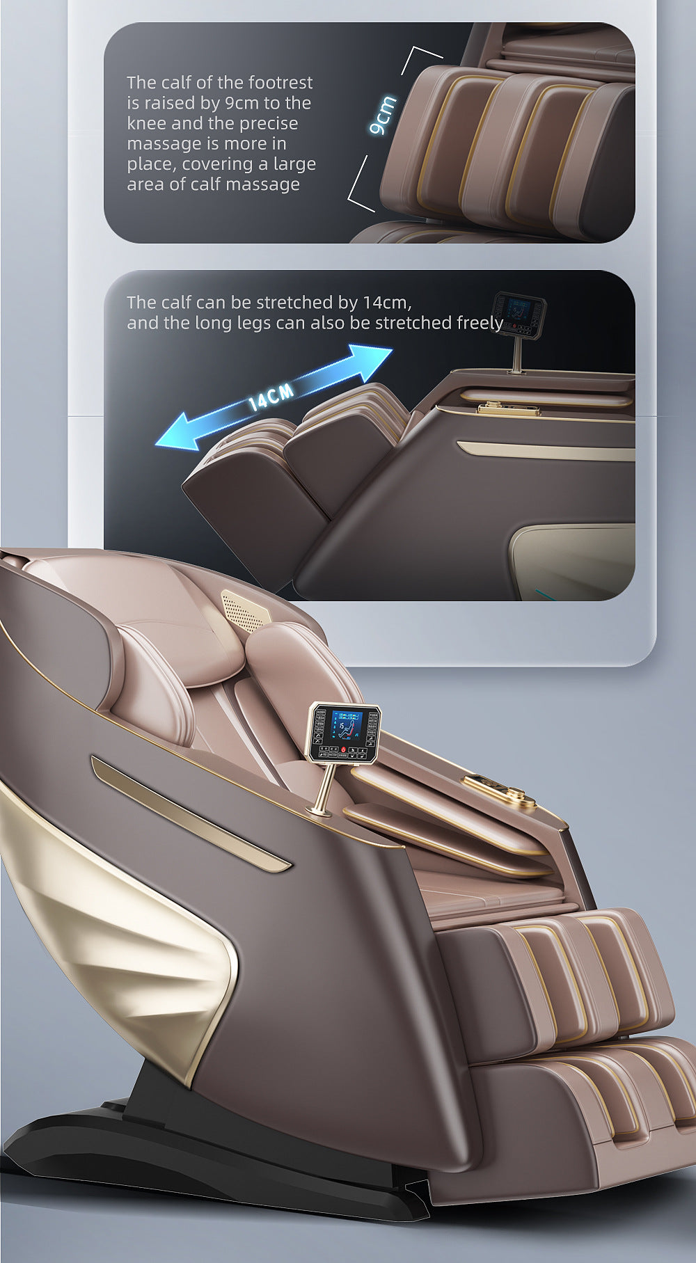Massage chair cervical spine double SL guide rail full body multi-functional household automatic luxury space capsule