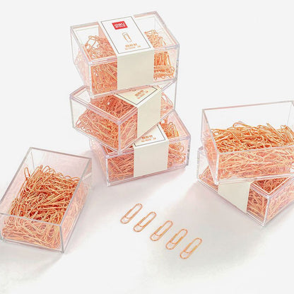 Paper Clip,Rose Gold Paper Clip,Fresh and Light,Cute,Handicraft DIY Supplies Store