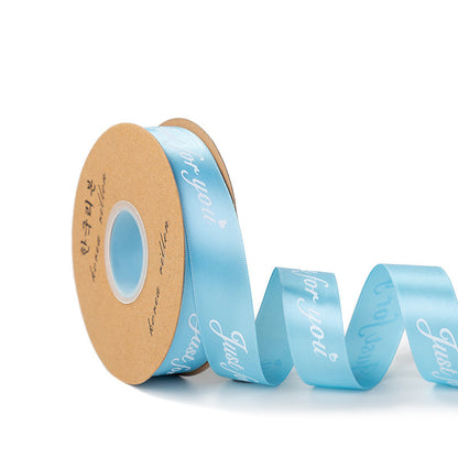 SS-2.5cmGift and Flower Packaging Ribbons, Cake Packaging Ribbons, Ribbon and Satin Bouquet Ribbons, Wholesale.