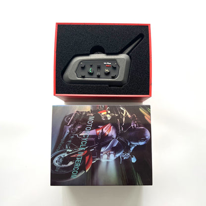 Motorcycle helmet Bluetooth intercom Full duplex Bluetooth intercom V6 PRO