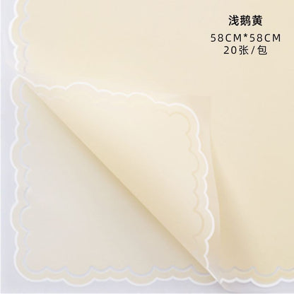AQ-Paper for Wrapping Flowers,Waterproof Jelly Film Flower Wrapping Paper.Flower Shop Materials,Fresh Flower Wrapping Paper