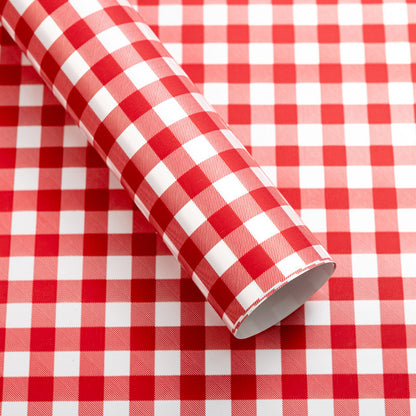 Fresh Flower Bouquet Wrapping Paper,Waterproof Elegance Paper,Checkered Summer Plaid Floral Packaging Material,Flower Shop Bouquet Gift Paper