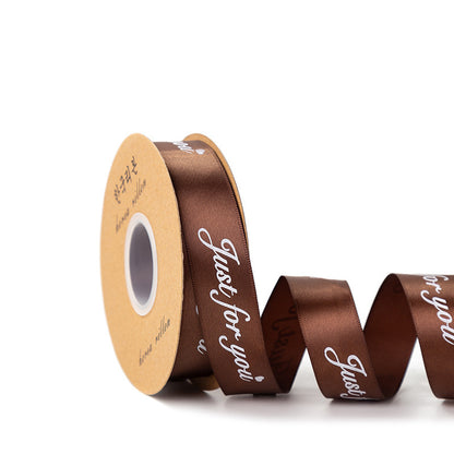 SS-2.5cmGift and Flower Packaging Ribbons, Cake Packaging Ribbons, Ribbon and Satin Bouquet Ribbons, Wholesale.