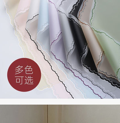 AQ-Paper for Wrapping Flowers,Waterproof Jelly Film Flower Wrapping Paper.Flower Shop Materials,Fresh Flower Wrapping Paper