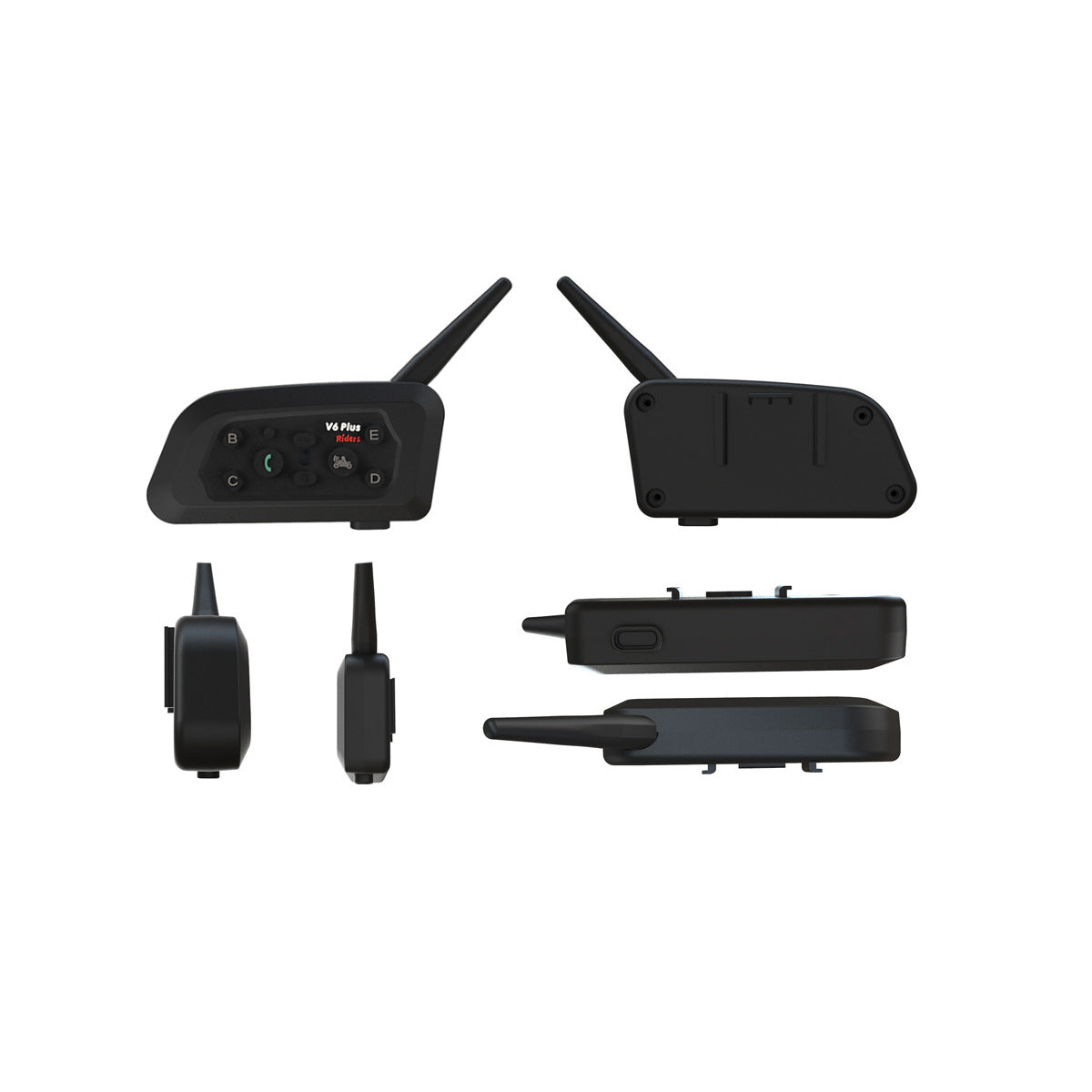 Motorcycle helmet Bluetooth intercom Full duplex Bluetooth intercom V6 PRO