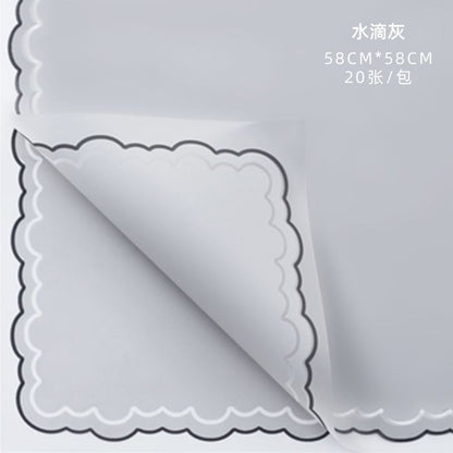 AQ-Paper for Wrapping Flowers,Waterproof Jelly Film Flower Wrapping Paper.Flower Shop Materials,Fresh Flower Wrapping Paper