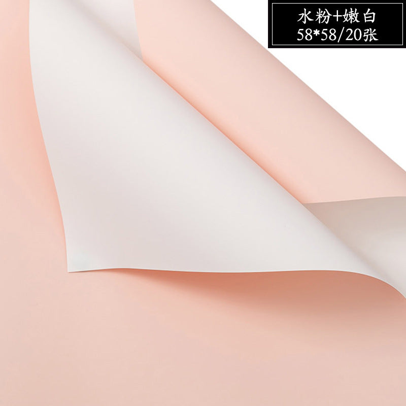 AG-Two-Tone Elegance Paper,Bouquet Wrapping Paper,Fresh Flower Gift Paper,DIY Flower Shop Materials