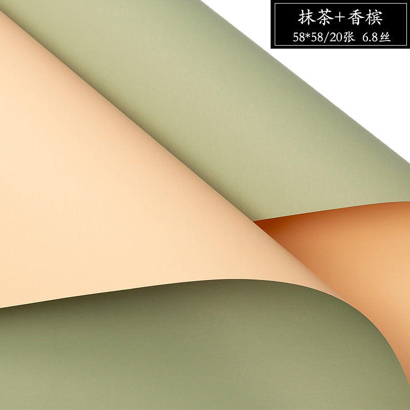 AG-Two-Tone Elegance Paper,Bouquet Wrapping Paper,Fresh Flower Gift Paper,DIY Flower Shop Materials