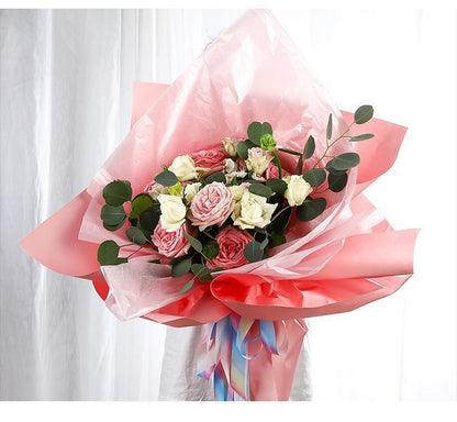 Pearlescent Snowy Paper - Gift Boxes,White Floral Bouquet Wrapping,DIY Materials,Lining Paper,Fresh Flower Cake Decoration,Baking Paper