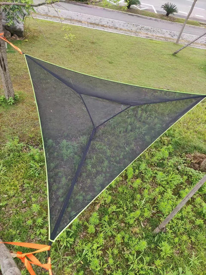 Outdoor triangular hammock portable hammock hanging tree tent