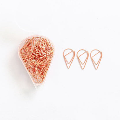 Paper Clip,Rose Gold Paper Clip,Fresh and Light,Cute,Handicraft DIY Supplies Store