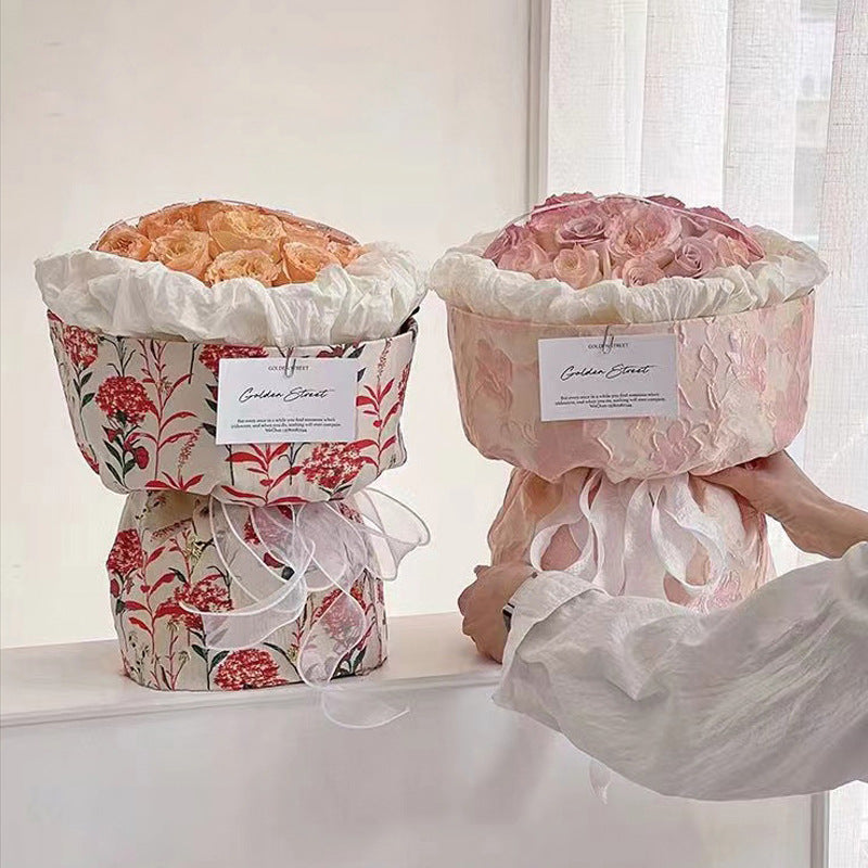 Flower Bouquet Shaping Cards， Fresh Flower Packaging Materials ，Bouquet Liners for Flowers ，Flower Arrangement Support Inserts ，Blossom Stabilizer for Floral Displays
