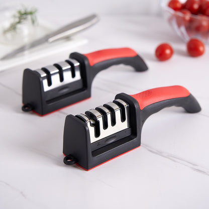 Knife Sharpener 3 Stages Professional Kitchen Sharpening Stone Grinder Knives Whetstone Tungsten Diamond Ceramic Sharpener Tool