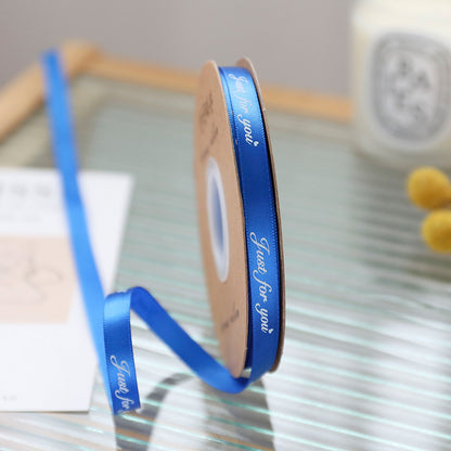 SD-1cm printed ribbon only for you Packaging ribbon English printed ribbon gift baking packaging ribbon flower shop use