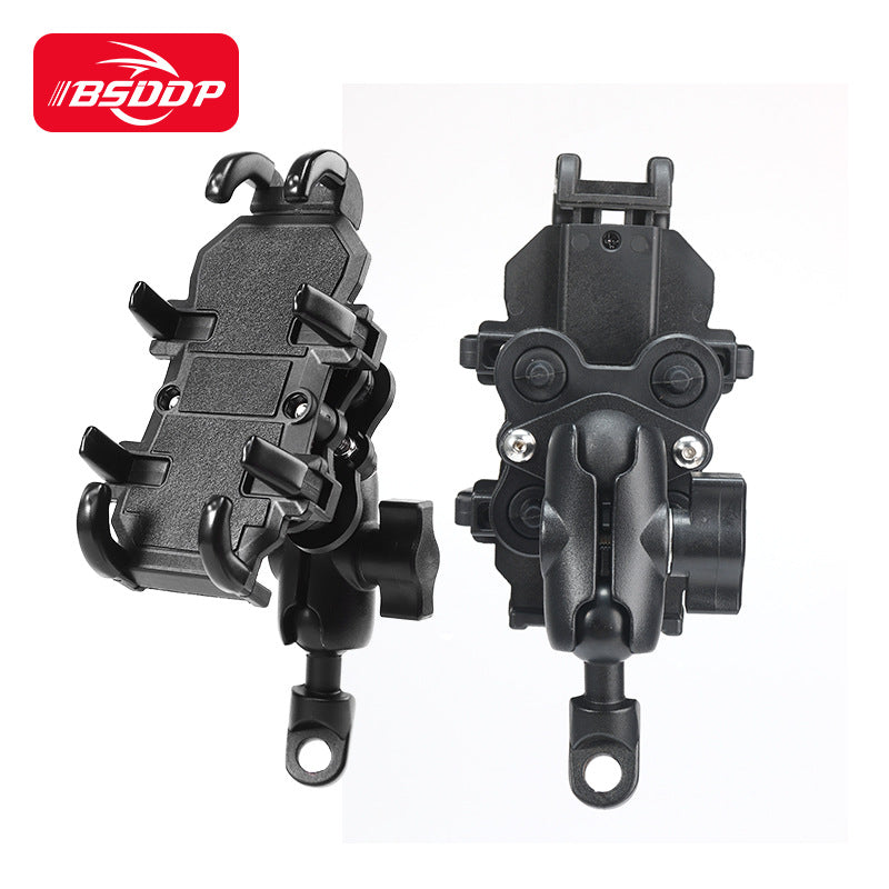 Motorcycle shockproof mobile phone brackets, electric bike ride takeaway navigation brackets, eight claw