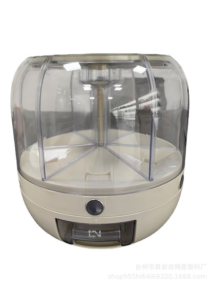 Grains Separate Storage Box Sealed Rotating Grain Storage Container