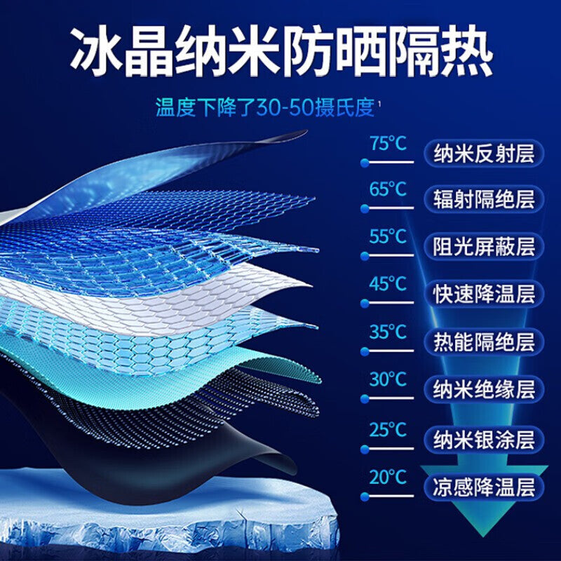Car sunshade front windshield sunscreen heat insulation folding Sun car visor umbrella