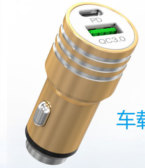 Manufacturers wholesale new 1A/2.4A car charger Glass breaker car charger dual USB one drive two car charger in stock