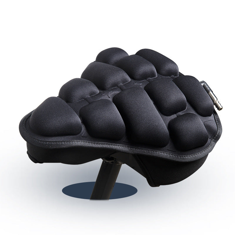 Bicycle Cushion Cover，Inflatable Airbag Thickened Sponge Silicone，Mountain Bike Riding Super Soft Seat Cover