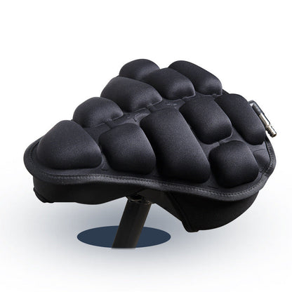 Bicycle Cushion Cover，Inflatable Airbag Thickened Sponge Silicone，Mountain Bike Riding Super Soft Seat Cover