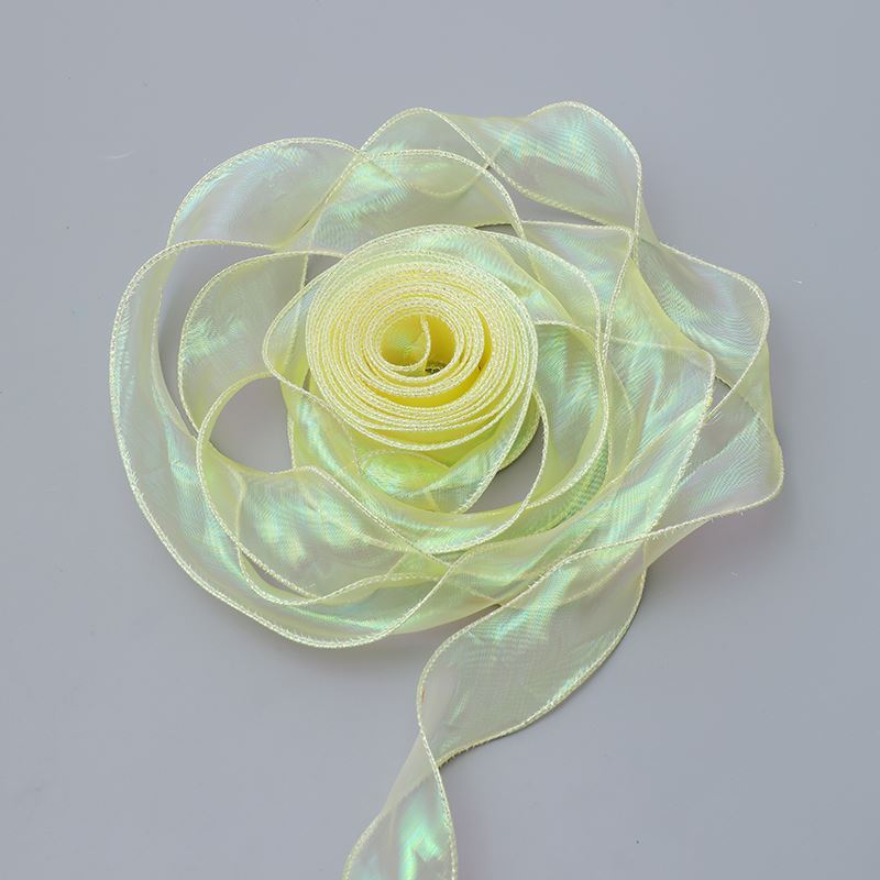SM-Holographic Fish Tail Tulle,Bouquet Wrapping Ribbon,Floral Mesh Netting,Handcrafted Gift Edging,Minimalist Satin Ribbon,Floral Arrangement Packaging Materials