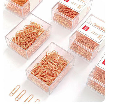 Paper Clip,Rose Gold Paper Clip,Fresh and Light,Cute,Handicraft DIY Supplies Store