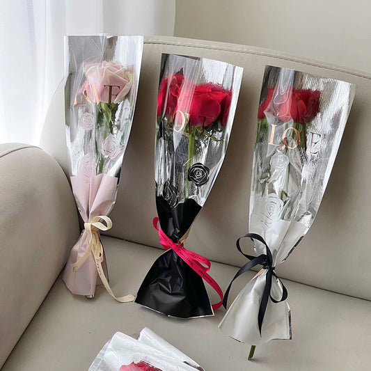 DB-Floral Rose Packaging Bag