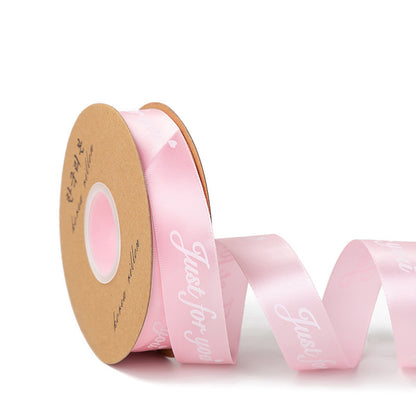 SS-2.5cmGift and Flower Packaging Ribbons, Cake Packaging Ribbons, Ribbon and Satin Bouquet Ribbons, Wholesale.