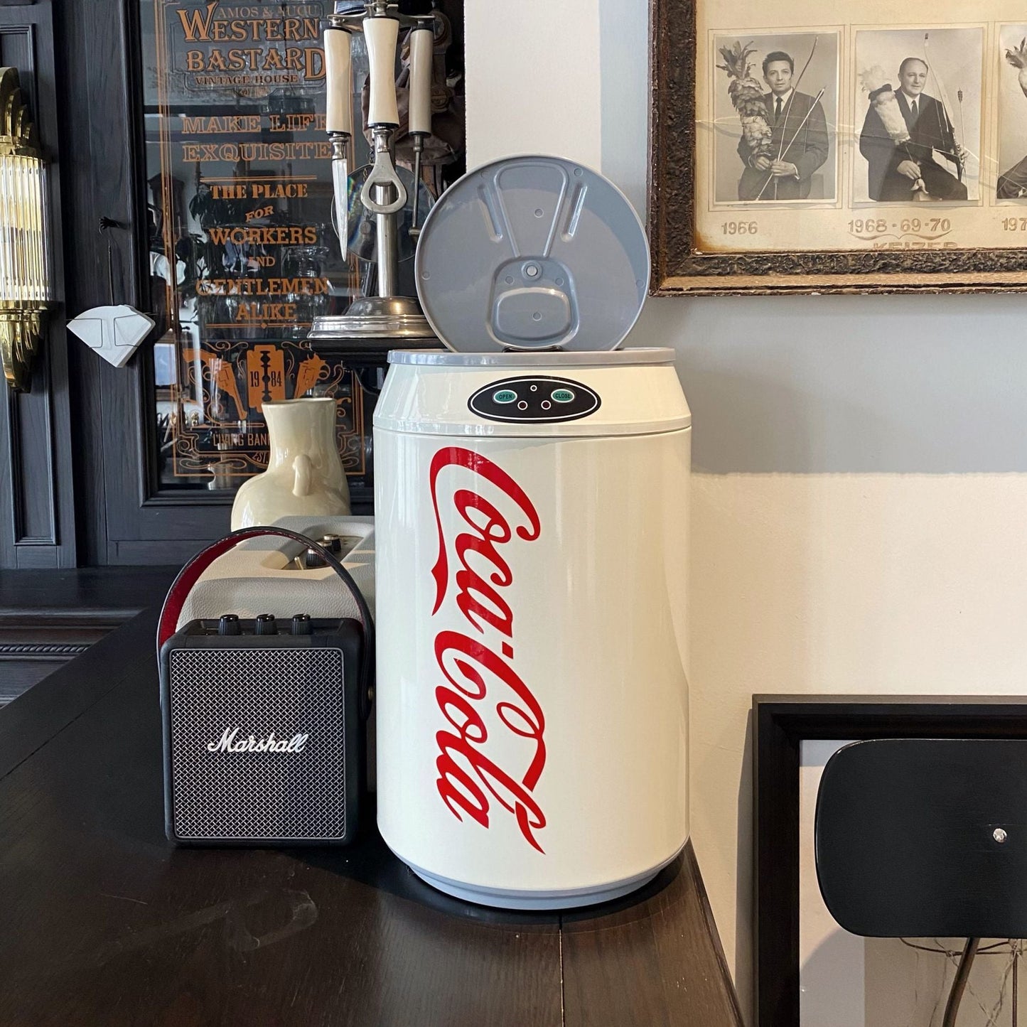 Coca-Cola Trash Can, Can Trash Can, Smart Sensor Trash Can