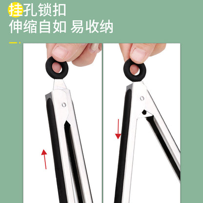 Stainless Steel Food Clip, Kitchen Tools Barbecue Clip Buffet Food Clip